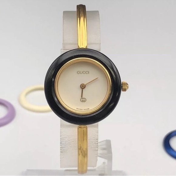 Gucci Luxury Watch 19k Gold Plated Statement Piece - Picture 2 of 13